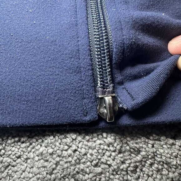 Lululemon Origami In Stride Full Zip Jacket Womens 8 Blue Long Sleeve - Picture 5 of 12